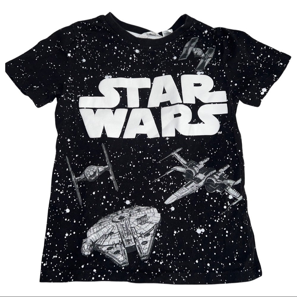 H&M Stars Wars Kids galaxy shirt - 6-8 - Picture 1 of 7
